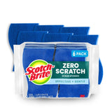 Scotch-Brite Zero Scratch Scrub Sponge – Comfortable S-Shaped Scrubber That Eases Hand Strain During Long Cleaning Routines