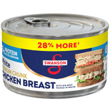 Swanson No Antibiotics No MSG Cooked Chicken Breast 12.5 oz Pack of 2 – Clean Family Pantry Staple for Kid-Friendly Meals