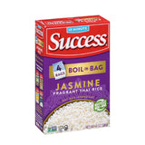 Success Boil-in-Bag Rice, Kosher MSG-Free Microwaveable Grain for Health-Conscious Home Cooks, BPA-Free Bags