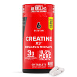 Six Star Creatine Pills X3 – Travel-Friendly Stack for Athletes Training Outdoors