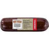 Old Wisconsin Summer Sausage – Portable Camping Snack, Ready-to-Eat High Protein Meat for Trails and Road Trips