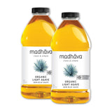 MADHAVA Blue Agave Nectar – USDA Organic and Non GMO Verified Sweetener You Can Trust
