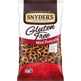 Snyder's of Hanover Gluten Free Mini Pretzels – Grab-and-Go Travel Snack for Car Rides and Camping