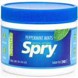 Spry Xylitol Candy – On-the-Go Oral Care for Drivers and Office Professionals, Stay-Alert Peppermint, 240 Pieces