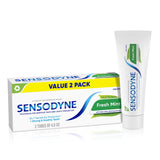 Sensodyne SLS-Free Sensitive Teeth Toothpaste – Clinically Validated Relief and Fluoride Cavity Protection, 4 oz Two-Pack