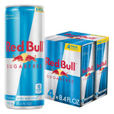 Red Bull Sugar Free 8.4 Fl Oz 8 Pack – Practical Birthday Gift for Students, Gamers, and Busy Professionals