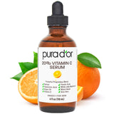 PURA D'OR Vitamin C Serum with Retinol and Ferulic Acid 4 Oz – High-End Daily Indulgence for Discerning Skin