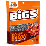 BIGS Sizzlin' Bacon Sunflower Seeds — Tailgate Ready Snack for Backyard Cookouts, 5.35 oz Pouch