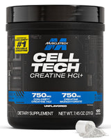 MuscleTech Creactor Unflavored Creatine HCl – Compact 7.45 oz Tub for Gym-Bag and Travel Use