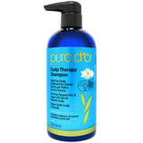 PURA D'OR Scalp Therapy Shampoo - Self-Care Holiday Gift Set Ready for Women, Mom, and Wellness Lovers, 16 Oz