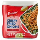 French's Crispy Fried Onions – Clean-Label Sprinkle for School Lunches and Family Meals, Pack of 2