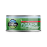 Wild Planet Organic Roasted Chicken Breast – No Refrigeration Trail Protein for Off Grid Adventures, 5oz Can