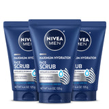 NIVEA MEN Maximum Hydration Face Scrub – Gym Bag Essential for After-Workout Deep Cleansing