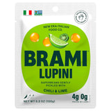 BRAMI Chili & Lime Lupini Pouch – Commute Tote Snack for Busy Professionals and Office Pantry Stocking, Vegan