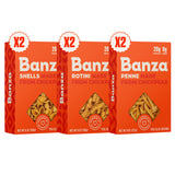 Banza Chickpea Pasta 6-Box Variety – Fiber-Rich Gluten-Free Pasta Alternative for Balanced Living