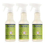 Mrs. Meyer's Clean Day All-Purpose Cleaner Spray, Lemon Verbena, Pack of 3 — Essential Oil Aroma for a Calming Bedtime Routine
