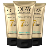 Olay Total Effects Facial Cleanser 3-Pack – Thoughtful Birthday Gift for Women's Daily Skincare