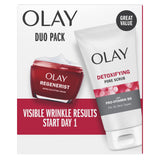 Olay Regenerist Pore Scrub & Moisturizer Duo – Simplified Anti-Aging in One Clean Set