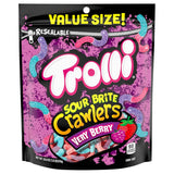 Trolli Sour Brite Crawlers Gummy Worms 28.8 oz - Sweet and Sour Candy Gift Basket Filler for Holidays, Hostess Gifts, and Care Packages
