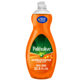 Palmolive Ultra Antibacterial Dish Soap Lemon – Bulk Pack Dish Liquid for Stocking the Pantry, 20 Fl Oz Pack of 9
