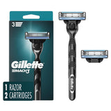Gillette Mach3 Starter Kit – Thoughtful Father's Day Gift for Husbands, Cartridge Razor with 2 Refills