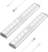 LucentGlow 2-Pack Rechargeable LED – Effortless Adhesive Mount for Intentional Living Spaces, No Wiring or Drills Required