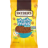Snyder's of Hanover Itty Bitty Minis Pretzels – Portable Crunchy Pretzel for Hiking Packs, Car Cup Holders, and Gym Bags