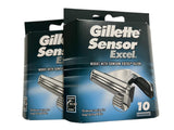 Gillette Sensor Excel Replacement Blades – Simple Cartridge Stock for Less-Is-More Grooming Routines
