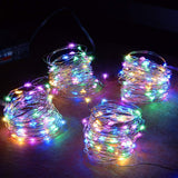 [Brand] Uncluttered Fairy Lights – Hideable Battery Box Design, 4-Pack Warm Glow String Lights