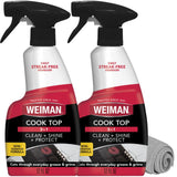 Weiman Cooktop Cleaner Set with Microfiber Towel – Practical Mother's Day Gift for the Woman Who Loves a Spotless Kitchen