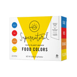 Supernatural Minimalist Food Dye Set for Intentional Home Bakers, Vegan Powder Packets No Artificial Colors