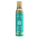 OGX Locking + Coconut Curls Mousse – Valentine's Day Gift for Women with Curly or Coily Hair, 7.9 Ounce