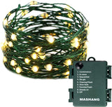 LumioGlow Starry String Lights – Timer Copper Wire LED Strand for Bookshelf Accent Lighting and Dorm Room Cozy Glow