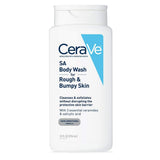 CeraVe Salicylic Acid Body Wash – Non-Comedogenic Exfoliating Wash Safe for Sensitive Skin, 10 Ounce