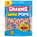 Tootsie Roll Charms Mini Pops – Fat-Free Hard Candy for Calorie-Conscious Treat Jars, Lunchbox Add-Ons, and Diet-Friendly Rewards