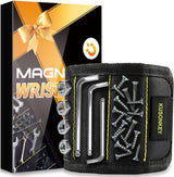 KUSONKEY Magnetic Wristband – Maximize Efficiency on Job Sites, Lightweight Tool Wristband for Electricians Holding Screws and Drill Bits