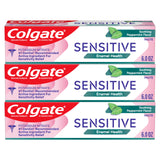 Colgate Sensitive Enamel Health Toothpaste – Practical Birthday Gift for Her Who Struggles with Tooth Sensitivity, 3 Pack 6 oz