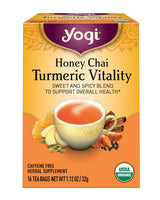 Yogi Tea Honey Chai Turmeric Vitality – Two-Pack Chai Variety Bundle for Holiday Gifting and Care Packages