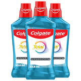 Colgate Total Alcohol-Free Rinse – Spearmint to Energize Your Morning Work Routine