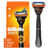 Gillette Fusion5 Power Razor for Men – Thoughtful Birthday Gift for Husband, Close Shave with Precision Trimmer