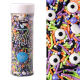 Sweets Indeed Toil & Trouble Sprinklefetti – Themed Toppings for Spooky Cake Pops & Halloween Bark Displays