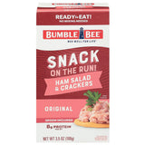 Bumble Bee Snack On The Run Ham Salad Kit - Spoon-Included Snack Kids Can Open and Eat on Their Own