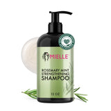 Mielle Organics Rosemary Mint Biotin Shampoo – Stimulating Herbal Fragrance Wash for a Spa-Like Self-Care Scalp Refresh, 20 oz