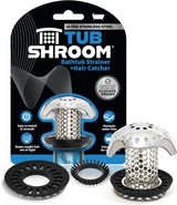 TubShroom Ultra Stainless Steel – Relaxing Bath Time Drain Protector with StopShroom Plug