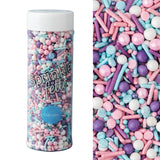 Sweets Indeed Sprinklefetti Kid Friendly Sprinkle Jar in Reusable Container – Easy Dessert Topper for Playdates, Birthday Tables, and Family Baking