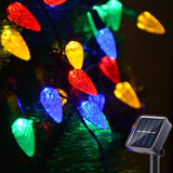 Solar Charm Solar Fairy Lights – Restrained Patio and Bedroom Decor, Small-Bulb 8-Mode C6 LEDs for Less-Is-More Style