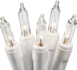 612 Vermont Low-Wattage Incandescent Lights on White Wire – Peace-of-Mind Holiday Lighting for Homes with Curious Pets and Small Children