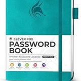 Clever Fox Password Book – Locked-Room Safe Alternative for Website Credentials and Wi-Fi Passwords
