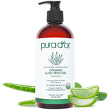 PURA D'OR USDA Certified Aloe Vera Gel – Thoughtful Spa Gift for Mom Housewarming and Holiday Giving