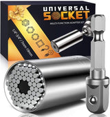[Brand Name] Super Grip Socket with Drill Adapter - DIY Home Repair Power Tool for Furniture Assembly and Carpentry
